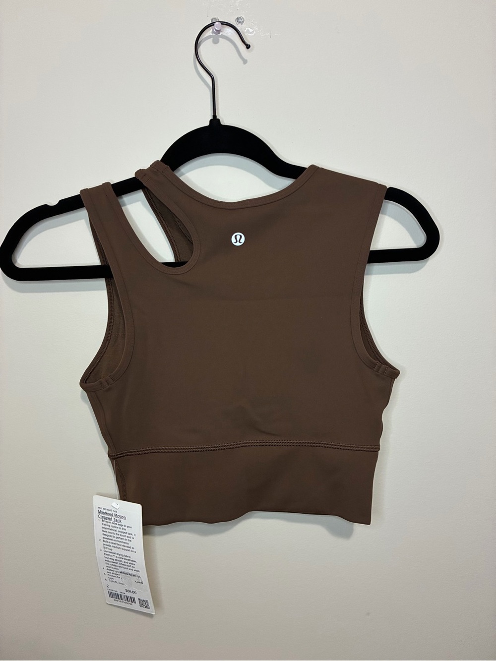 lululemon mastered motion Cropped Tank Top